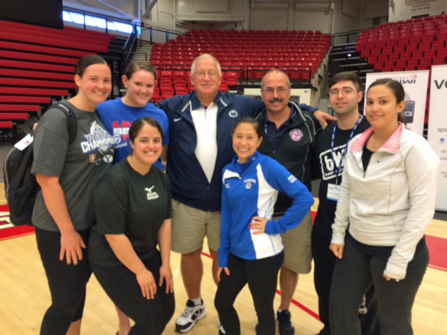 Coastal coaches with Russ Rose of Penn State